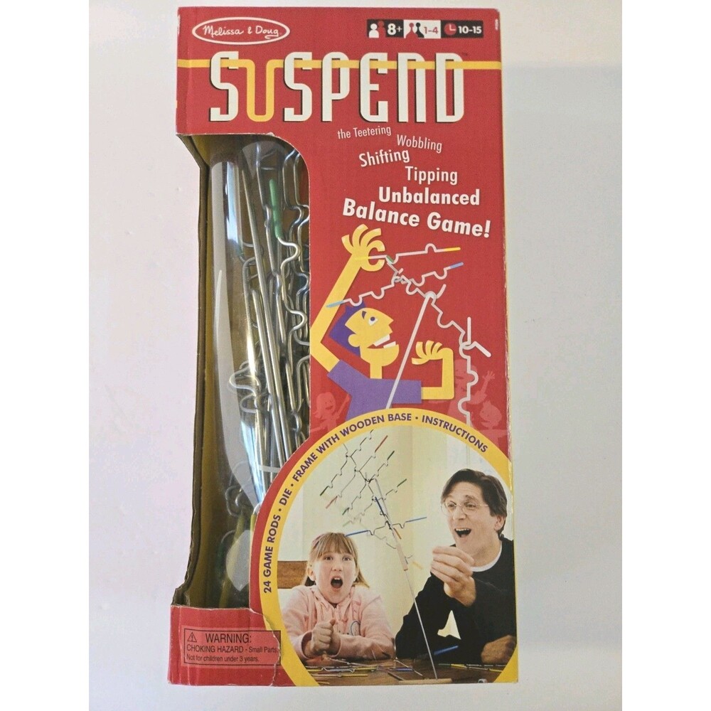 Melissa & Doug- Suspend Balance Game Ages 8+ Players 1-4 - New Sealed